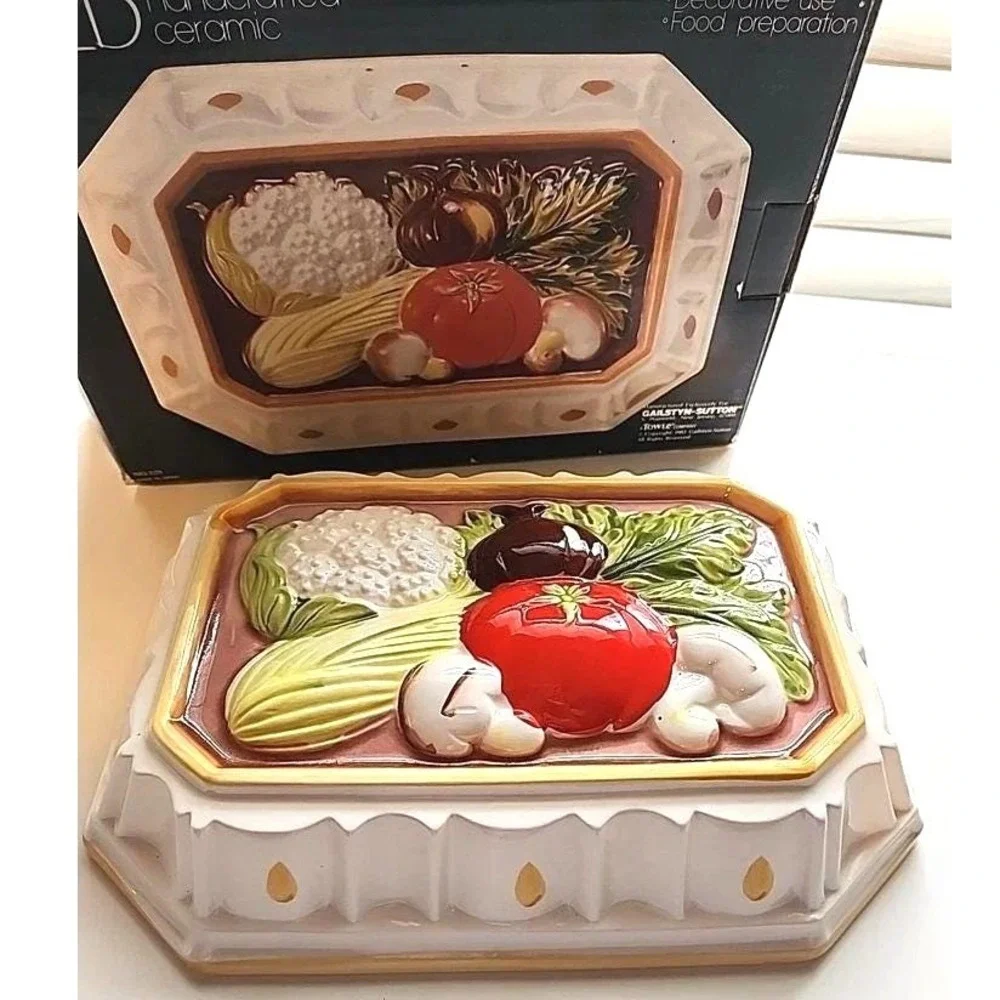 Vintage Gailstyn-Sutton‎ Towle Handcrafted Ceramic Food Mold | Wall Hanging